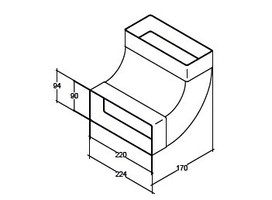 CEVNI-SISTEMI-TRDI-1/KOLENO-NAVPICNO-90-PLOSCATO-220X90-MM_1