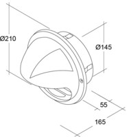 CEVNI-SISTEMI-TRDI-1/ROZETA-STENSKA-OKROGLA-ZA-OKROGLO-CEV-150-MM-INOX_1