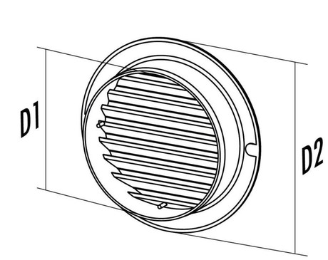 COMPARI FLOW WALL ROSETTE 125MM 4021148