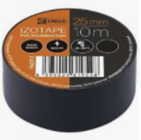 TRAK IZOLIRNI ŠIROKI 25MM BEL/ČRN