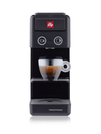 Y3.3 ILLY KAVNI APARAT Espresso&Coffee, kompakten in enostaven za uporabo, črn