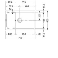 Kuhinjska-korita/MRG-611-78-XL-GLACIER-KORITO-FRANKE