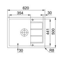 Kuhinjska-korita/S2D-611-62-ARKTIS-WEIS-ROCNO-KORITO-FRANKE_1