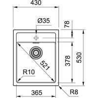 Kuhinjska-korita/SID-610-40-ARKTIS-WEISS-KORITO-FRANKE-TECTONITE_1
