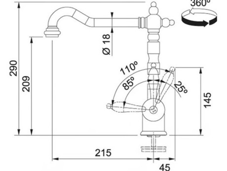 OLD ENGLAND cooper FRANKE armatura