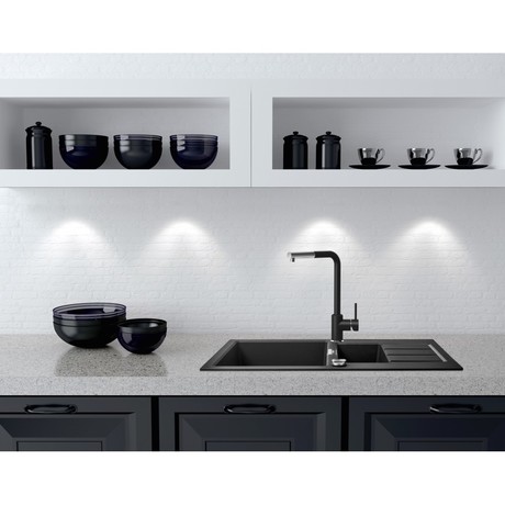 SIRIUS L krom/onyx FRANKE izvlečna armatura