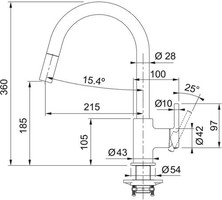 Kuhinjske-armature-2/LINA-IZVLECNA-CASHMERE-ARMATURA-FRANKE