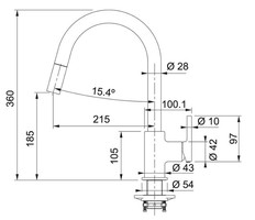 Kuhinjske-armature-2/LINA-IZVLECNA-GLACIER-ARMATURA-FRANKE
