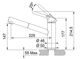 Kuhinjske-armature-2/ORBIT-IZVLKROMSTONEGREY-ARMATURA-FRANKE