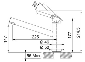 Kuhinjske-armature-2/ORBIT-KROMBEIGE-ARMATURA-FRANKE