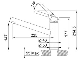 Kuhinjske-armature-2/ORBIT-KROMGLACIER-ARMATURA-FRANKE