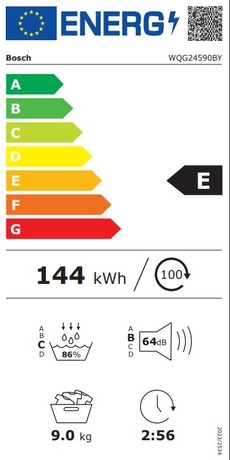 WQG24590BY BOSCH Serie 6, Sušilni stroj, 9 kg, Exclusiv