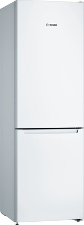 KGN36NWEA BOSCH Serie 2, Prostostoječi hladilnik z zamrzovalnikom spodaj, 186 x 60 cm, Bela
