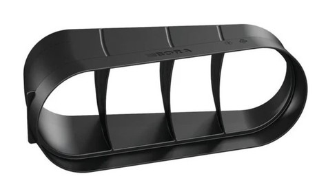 EFBH15/1 BORA Ecotube 15°-koleno, ploščato, horizontalno vključno s tesnilom