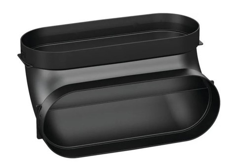 EFBV90/1 BORA Ecotube 90°-koleno, ploščato, vertikalno vključno s tesnili