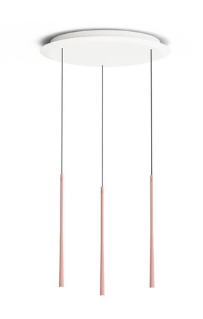 LSZRG BORA STARS 3 VISEČE SVETILKE krožna postavitev, rožnato zlato 