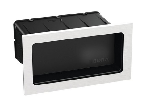 UEBF/1 BORA 3box pravokotna stenska rozeta z uvodnico vključno s tesnilom