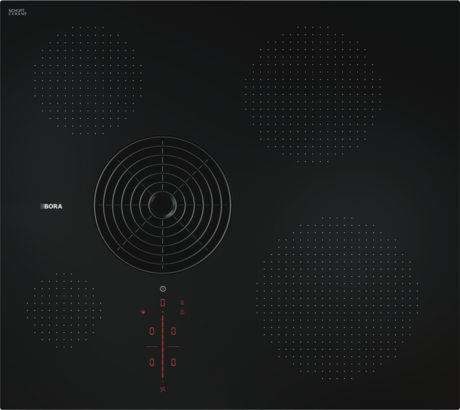 PURSU BORA S Pure indukcijska kuhalna plošča z odvodom pare - obtočna izvedba vsebuje oglene filtre