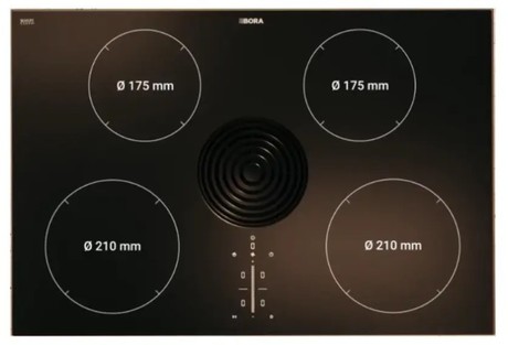 PURA2 BORA Pure indukcijska plošča z napo - z odvodom zraka
