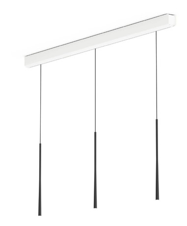 LSLSW BORA STARS 3 VISEČE SVETILKE linerna postavitev, črna 